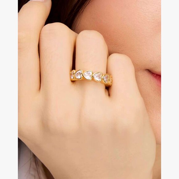 NWT kate spade Sweetheart Eternity Ring size 7 - Picture 3 of 10